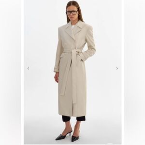 Lamarque IOLANTHE Faux Leather Trench Coat